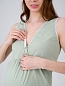 Женская ночная сорочка для беременных и кормящих 8.136 светлый хаки
