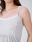 Женская ночная сорочка для беременных и кормящих 8.154 серый
