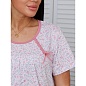 Женская сорочка Сор-67(К) / Розовый (мелкие цветы)