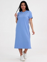Женское платье-футболка ПлК-56 / Голубой