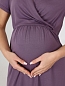 Женская ночная сорочка для беременных и кормящих 8.152/1 черничная