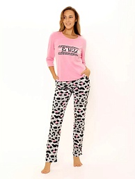Женская пижама "Розовая пантера" арт. к1255 / Розовый