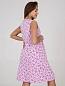 Женская ночная сорочка для беременных и кормящих 8.104 розовый/одуванчики